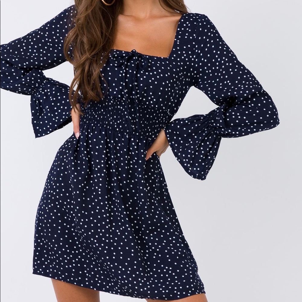 Princess Polly Vertigo Blues mini dress NWT